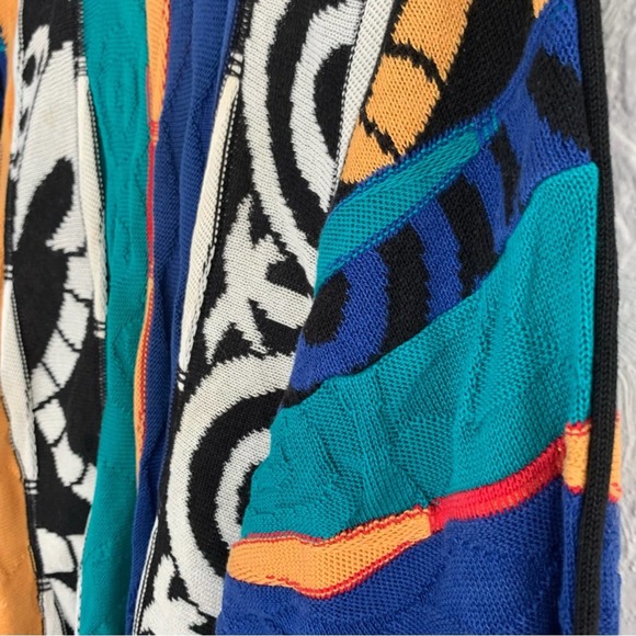 Rare Vintage St Croix Limited Edition Art Sweater Paul Klee SZ M Coogi Style USA - Picture 3 of 4